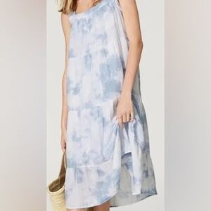 Rails blue & white dress
